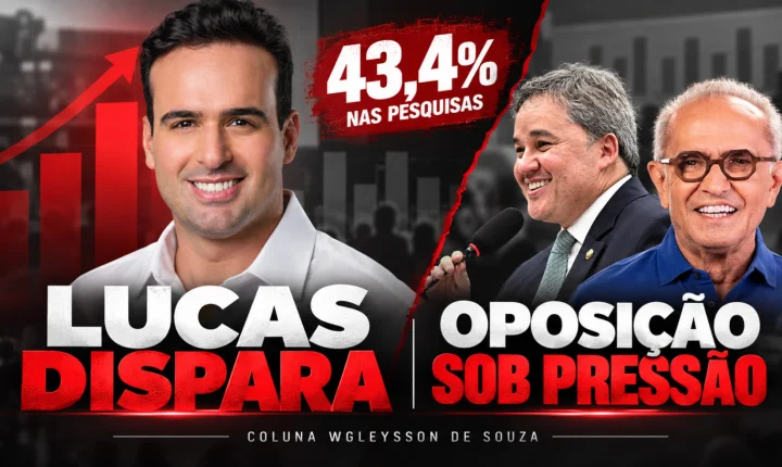 O rolo compressor de Lucas e a anestesia da oposição na corrida pelo Governo da Paraíba