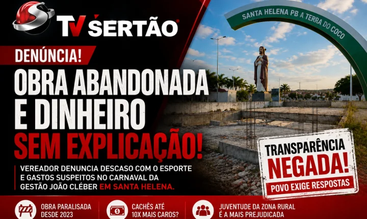 Obras viram escombros e Carnaval milionário entra na mira após denúncias explosivas em Santa Helena