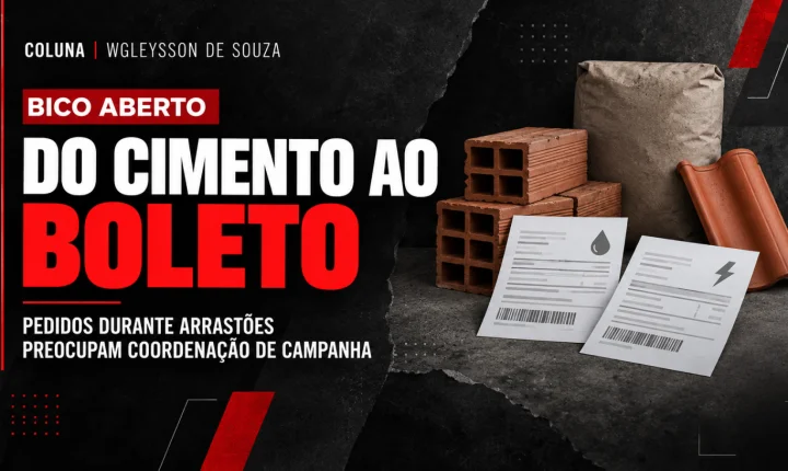 Pedidos por material de construção e contas atrasadas preocupam coordenação de campanha em Cajazeiras