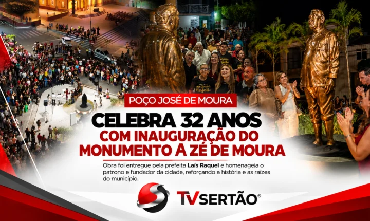 Poço José de Moura celebra 32 anos com inauguração de monumento em homenagem a Zé de Moura