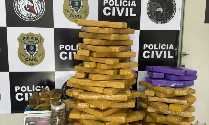 Quase 100 kg de entorpecentes apreendidos em apartamento em Campina Grande
