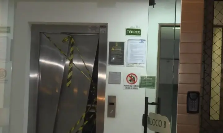 Polícia civil realiza perícia em prédio onde elevador despencou em João Pessoa