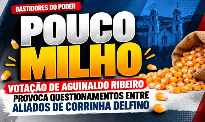 Pouco milho: votação de Aguinaldo Ribeiro provoca questionamentos entre aliados de Corrinha Delfino