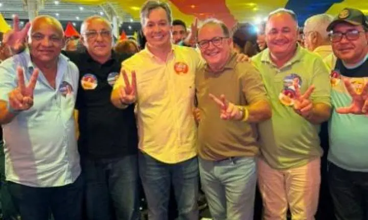 Prefeito de Bonito de Santa Fé participa de convenção e reafirma apoio ao projeto político liderado por Lucas Ribeiro