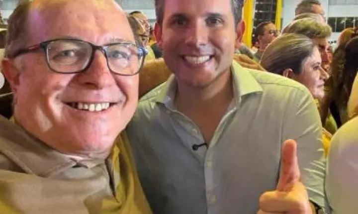 Prefeito de Bonito de Santa Fé participa de convenção e reafirma apoio ao projeto político liderado por Lucas Ribeiro