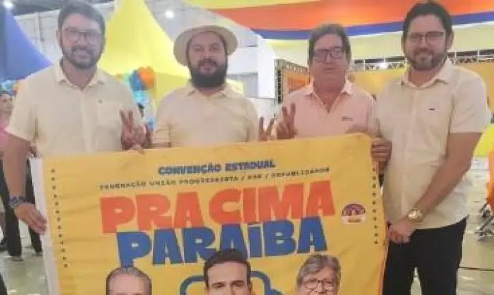 Prefeito de Carrapateira participa de convenção estadual e reforça apoio ao projeto político de Lucas Ribeiro