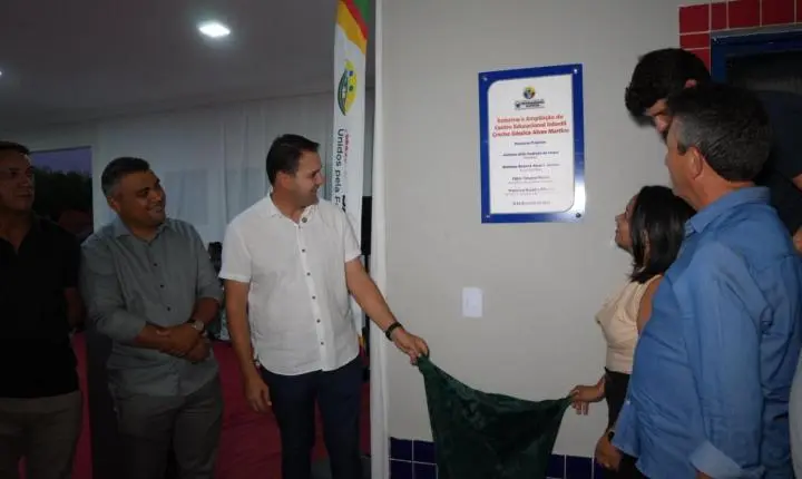 Prefeitura de Bernardino Batista entrega reforma e ampliação do Centro Educacional Infantil Jéssica Alves Martins