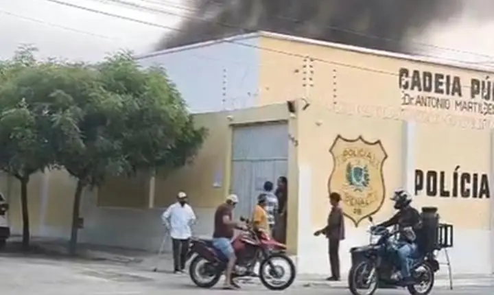 Princípio de incêndio atinge Cadeia Pública de Conceição, no Sertão paraibano