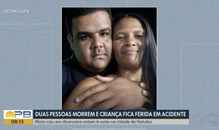 Acidente de moto em Natuba deixa dois mortos e criança ferida na Paraíba