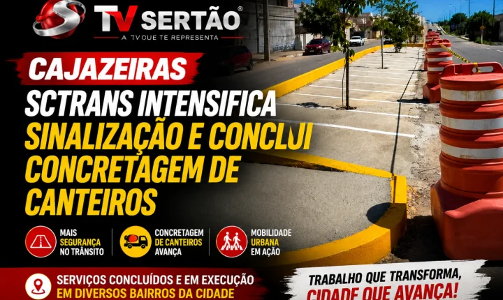 SCTrans amplia ações de mobilidade e avança com melhorias viárias em diversos bairros de Cajazeiras