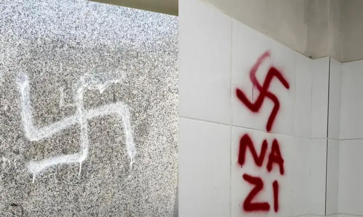 Suásticas nazistas são encontradas em banheiros da UFPB em João Pessoa