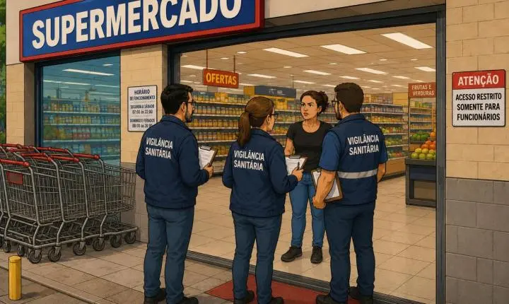 Supermercado de Bom Jesus recebe novo prazo após fiscalização apontar pendências sanitárias