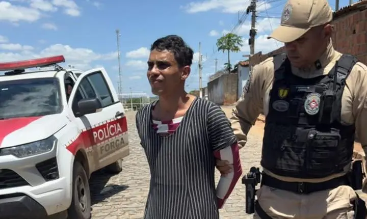 Polícia prende suspeito de homicídios que usava disfarce em Mulungu