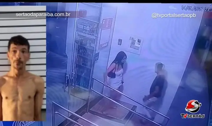 Suspeito é preso após atacar jovem para roubar celular no Centro de Cajazeiras