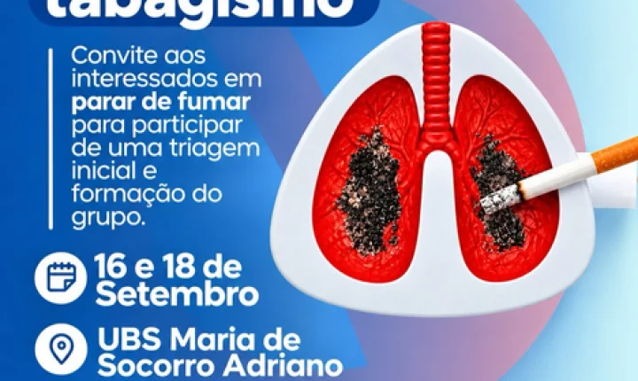 Triunfo realiza triagem para formar grupo de apoio a pessoas que desejam parar de fumar