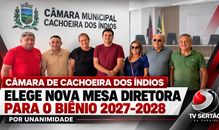 Unanimidade na Câmara de Cachoeira dos Índios coloca a nova Mesa Diretora sob o teste da fiscalização