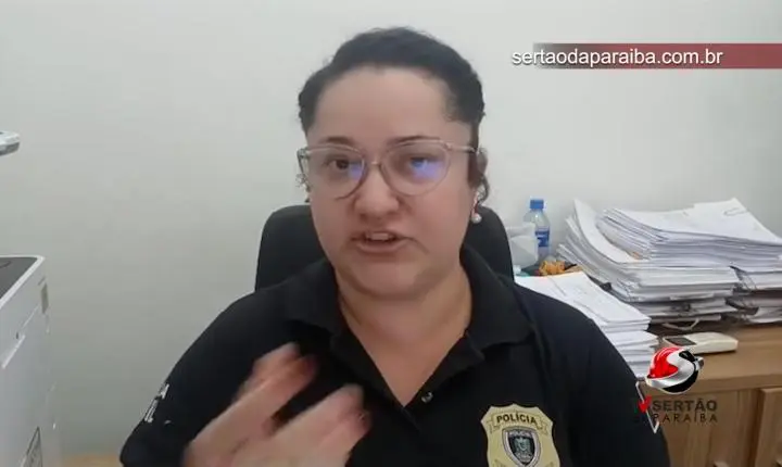 VÍDEO: Delegada Ivna Cordeiro relata gravidade de tentativa de feminicídio em Cajazeiras e alerta para perigo representado por suspeito